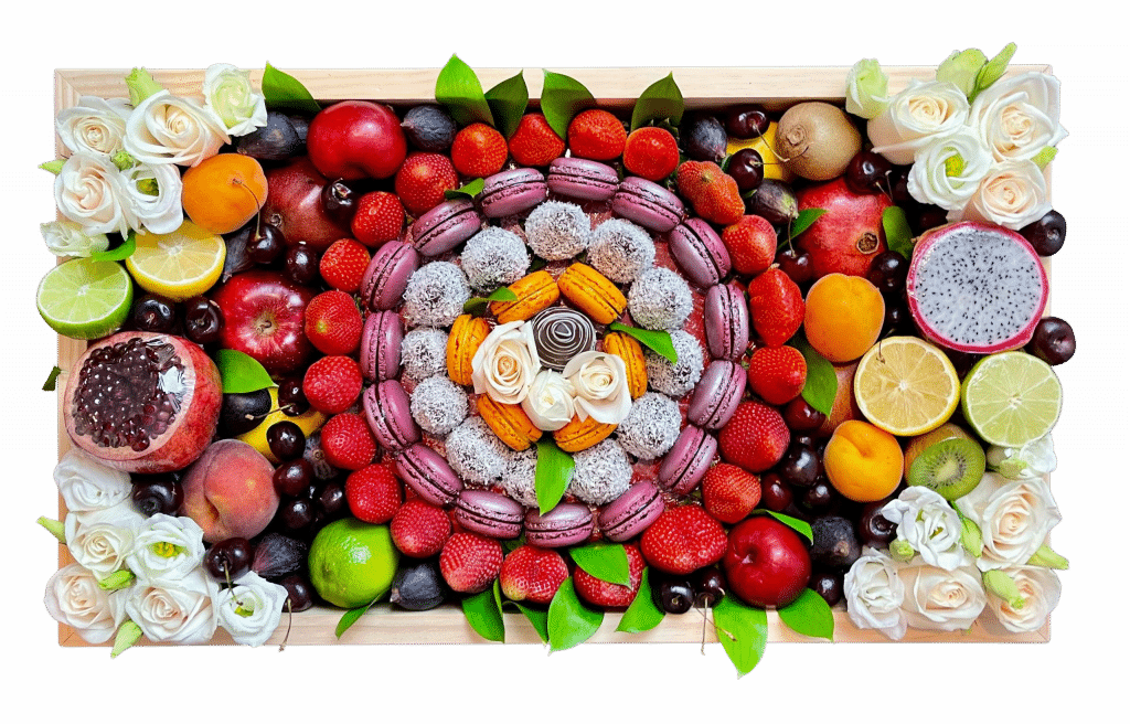 Circle Box WOW Bouquet SameDay Delivery of Food & Floral Bouquets