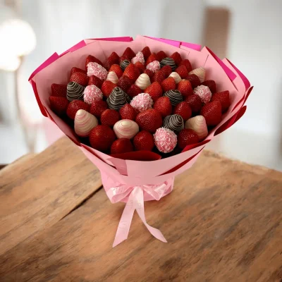 Perfect gift chocolate covered strawberries bouquet for celebrations