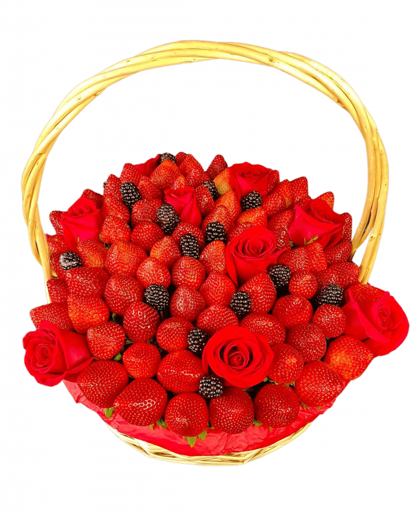 Strawberry Basket Wow Bouquet Food & Floral Bouquets delivered the