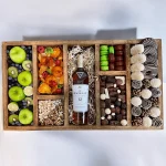 XXL Gift Box with Sweets offering a selection of nuts, berries, and French macarons