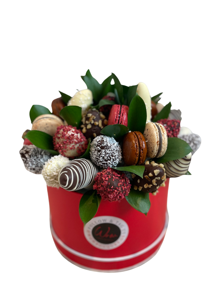 Gift Set with Chocolate Covered Fruits SameDay Delivery in NYC