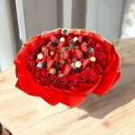 Roses & Berries bouquet perfect for special occasions, with fresh berries and roses