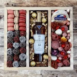 Anniversary Gift Box crafted with savory nuts and delicious French macarons