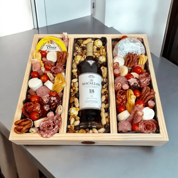 Meat and Cheese Gift Basket for lovers of savory snacks and gourmet meats