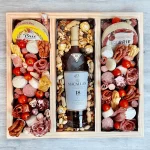 Distinctive Meat and Cheese Gift Basket with premium meats and cheeses