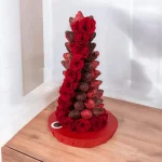 Memorable Chocolate Dipped Strawberry Tower with Belgian chocolate strawberries