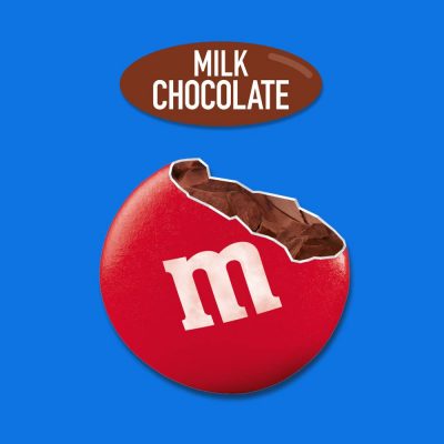 Close-up of colorful M&M's candies, showcasing their vibrant hues and signature 'm' imprint.