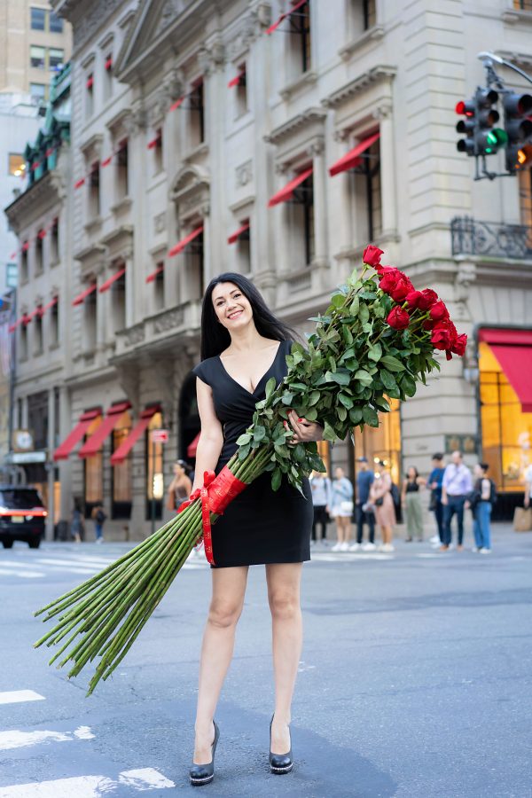 6ft long stem roses towering with grace and charm