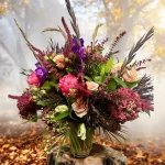 36-inch tall fall floral arrangement with premium blooms for delivery