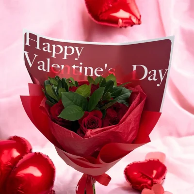 Valentine’s Day Roses – 2 Dozen Red Roses Hand-Delivered