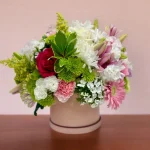 Elegant pastel bouquet centerpiece – Brooklyn & Queens WOWBouquet delivery