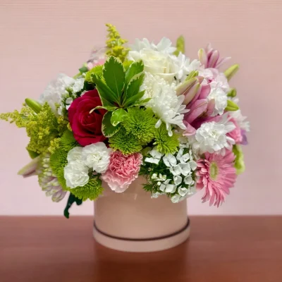 Elegant pastel bouquet centerpiece – Brooklyn & Queens WOWBouquet delivery