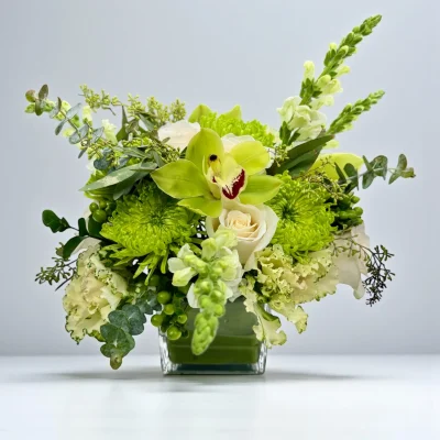 Premium orchids and roses floral centerpiece – WOWBouquet NY NJ