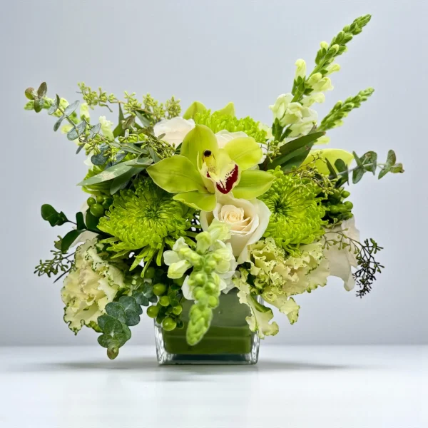 Premium orchids and roses floral centerpiece – WOWBouquet NY NJ
